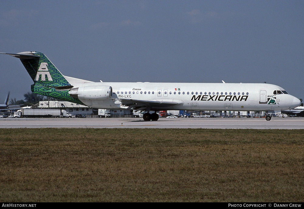 Aircraft Photo of PH-LXG | Fokker 100 (F28-0100) | Mexicana | AirHistory.net #234803