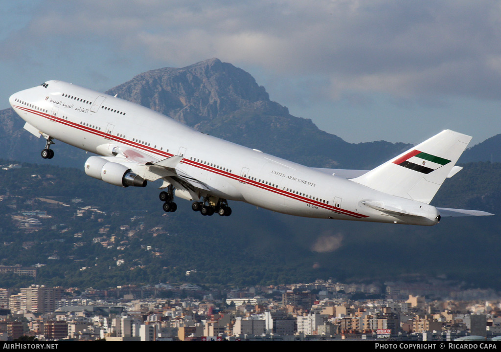 Aircraft Photo of A6-COM | Boeing 747-433M | United Arab Emirates Government | AirHistory.net #234820