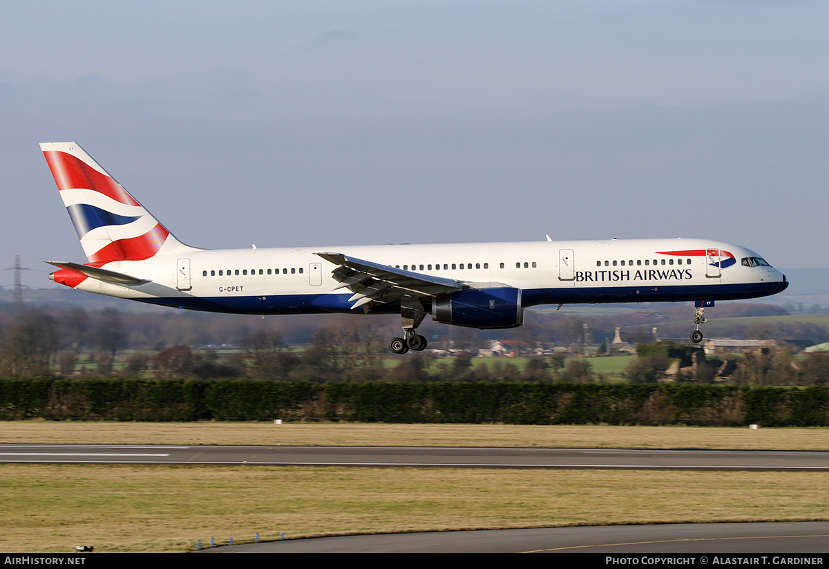 Aircraft Photo of G-CPET | Boeing 757-236 | British Airways | AirHistory.net #234842