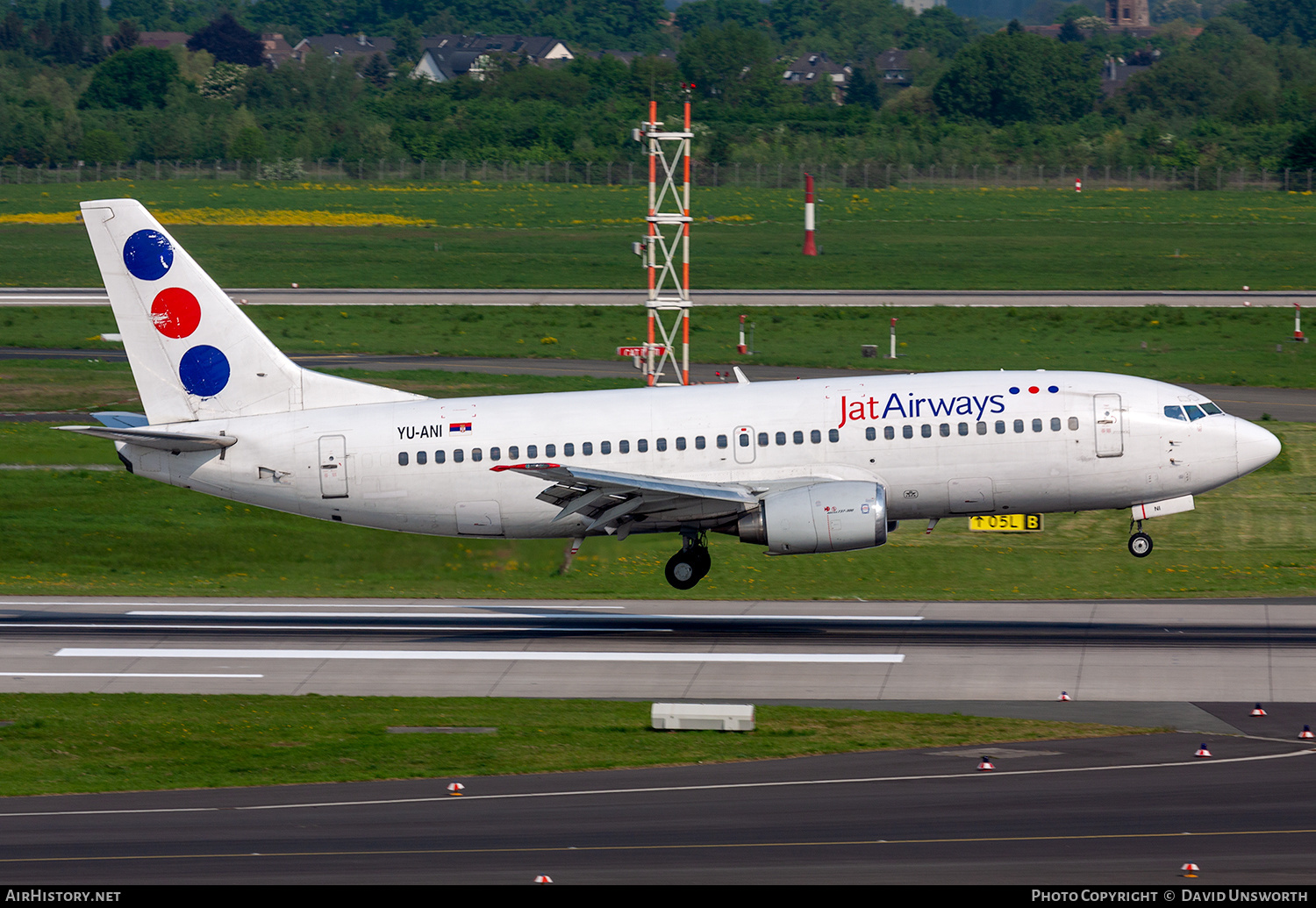 Aircraft Photo of YU-ANI | Boeing 737-3H9 | Jat Airways | AirHistory.net #234875