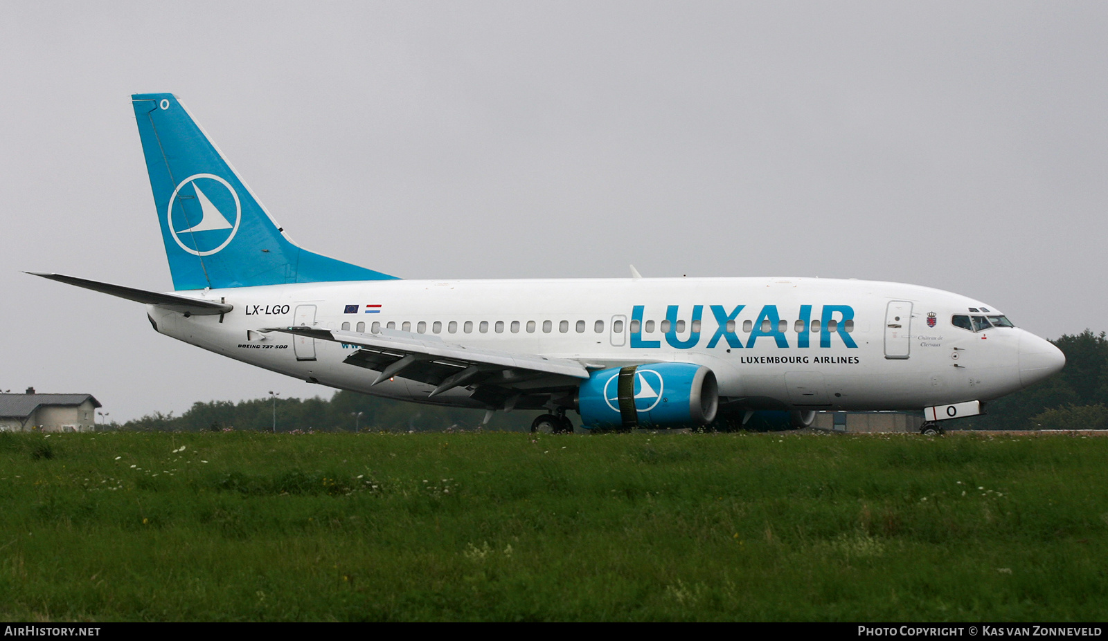 Aircraft Photo of LX-LGO | Boeing 737-5C9 | Luxair | AirHistory.net #234897