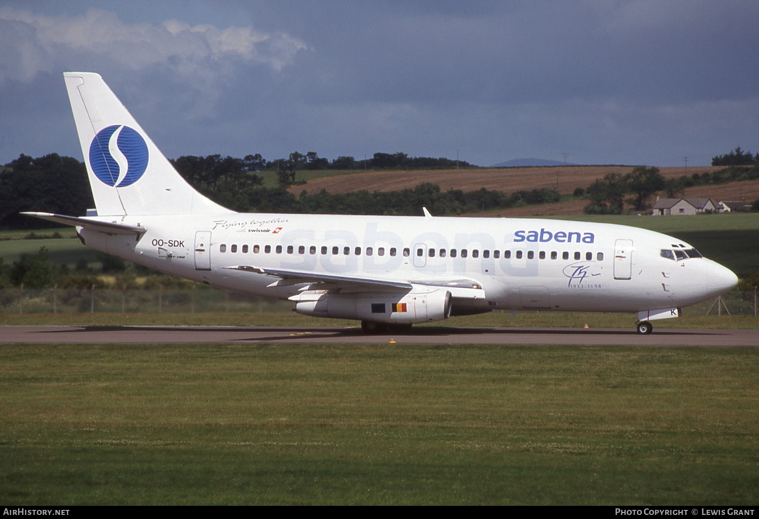 Aircraft Photo of OO-SDK | Boeing 737-229C/Adv | Sabena | AirHistory.net #234914