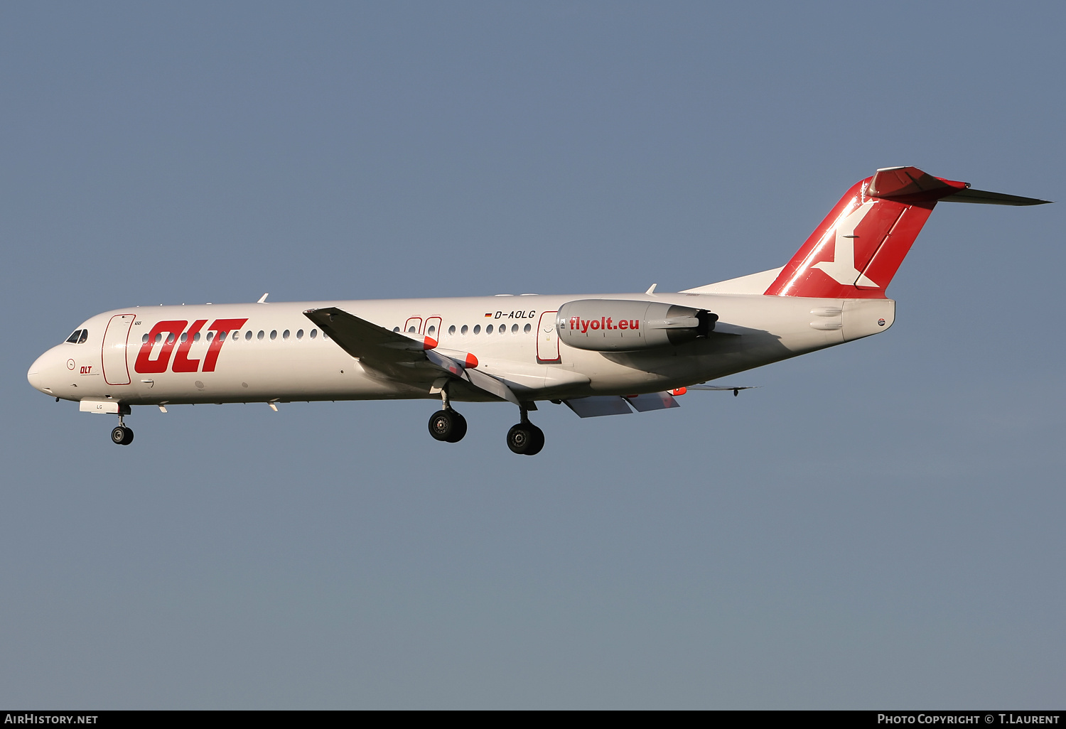 Aircraft Photo of D-AOLG | Fokker 100 (F28-0100) | OLT - Ostfriesische Lufttransport | AirHistory.net #234923