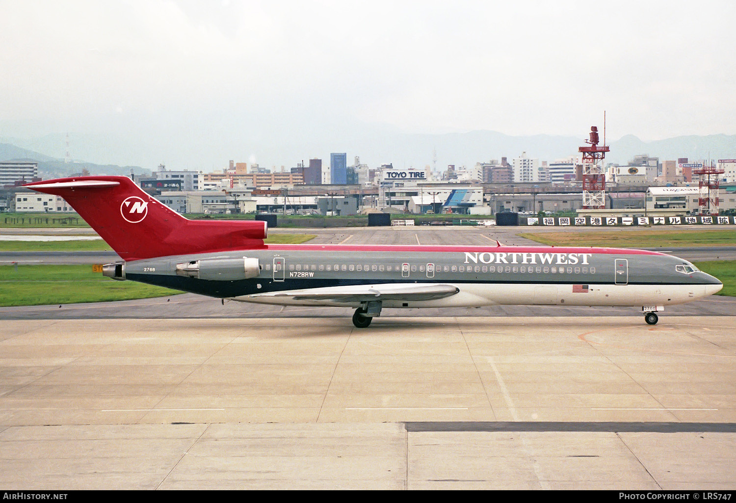 Aircraft Photo of N728RW | Boeing 727-2M7/Adv | Northwest Airlines | AirHistory.net #234953