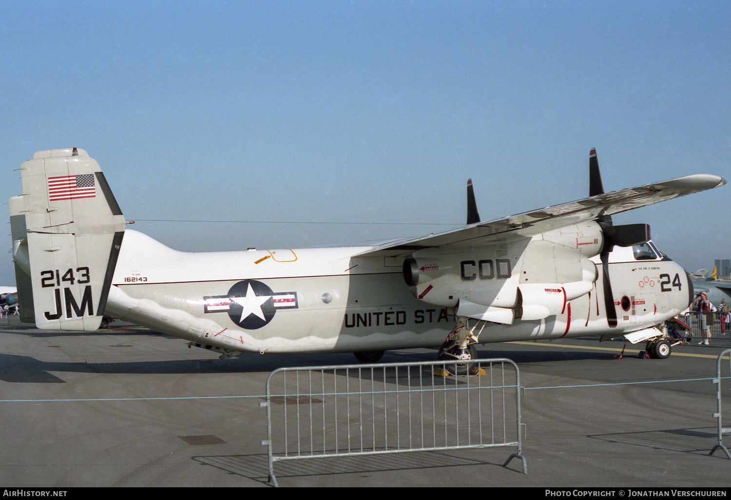 Aircraft Photo of 162143 | Grumman C-2A Greyhound | USA - Navy | AirHistory.net #234960