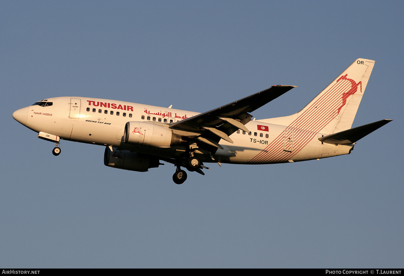 Aircraft Photo of TS-IOR | Boeing 737-6H3 | Tunisair | AirHistory.net #234983