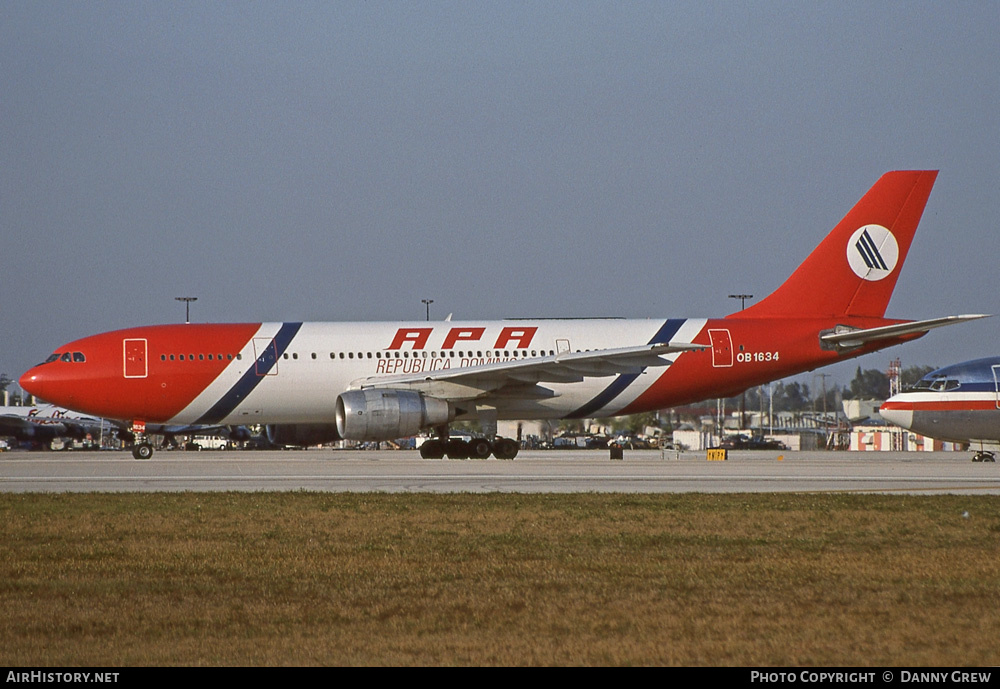 Aircraft Photo of OB-1634 | Airbus A300B4-203 | APA International Air | AirHistory.net #234995