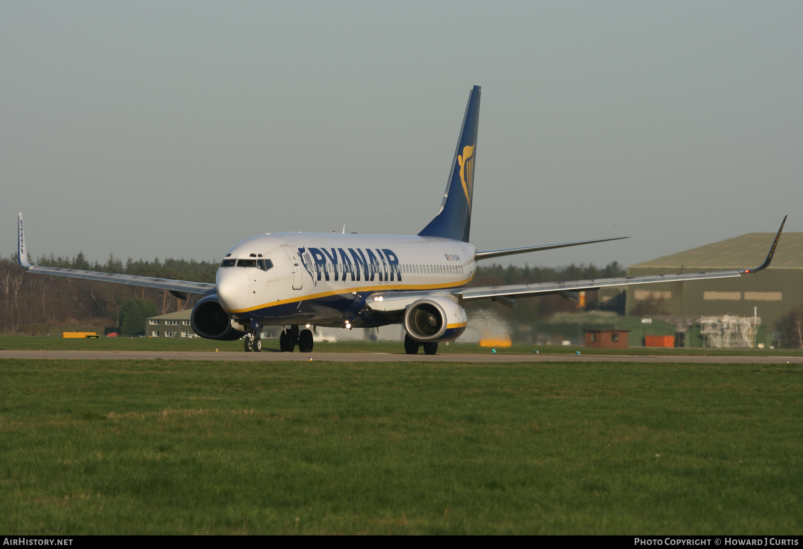 Aircraft Photo of EI-DAW | Boeing 737-8AS | Ryanair | AirHistory.net #235000