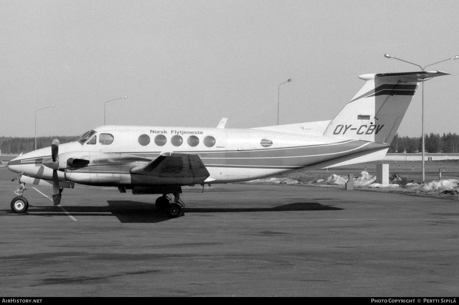 Aircraft Photo of OY-CBV | Beech 200 Super King Air | Norsk Flytjeneste | AirHistory.net #235023