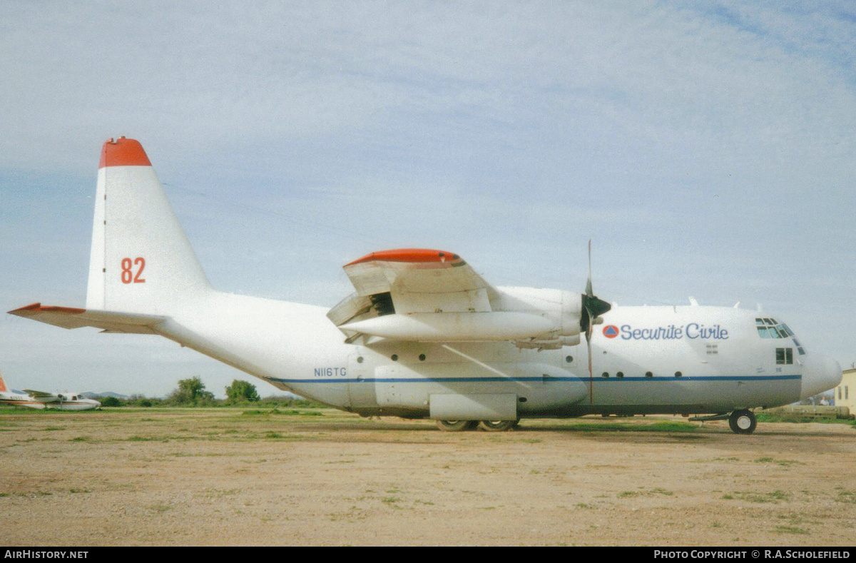 Aircraft Photo of N116TG | Lockheed C-130A Hercules (L-182) | Sécurité Civile | AirHistory.net #235025