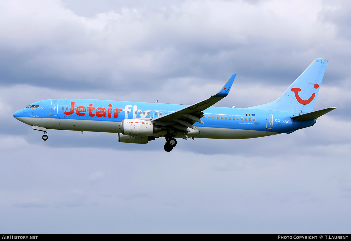 Aircraft Photo of OO-VAC | Boeing 737-8BK | Jetairfly | AirHistory.net #235043