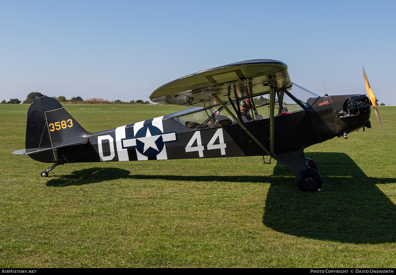 Aircraft Photo of G-FINT / 3583 | Piper L-4B Cub (J-3C-65D) | USA - Air Force | AirHistory.net #235128