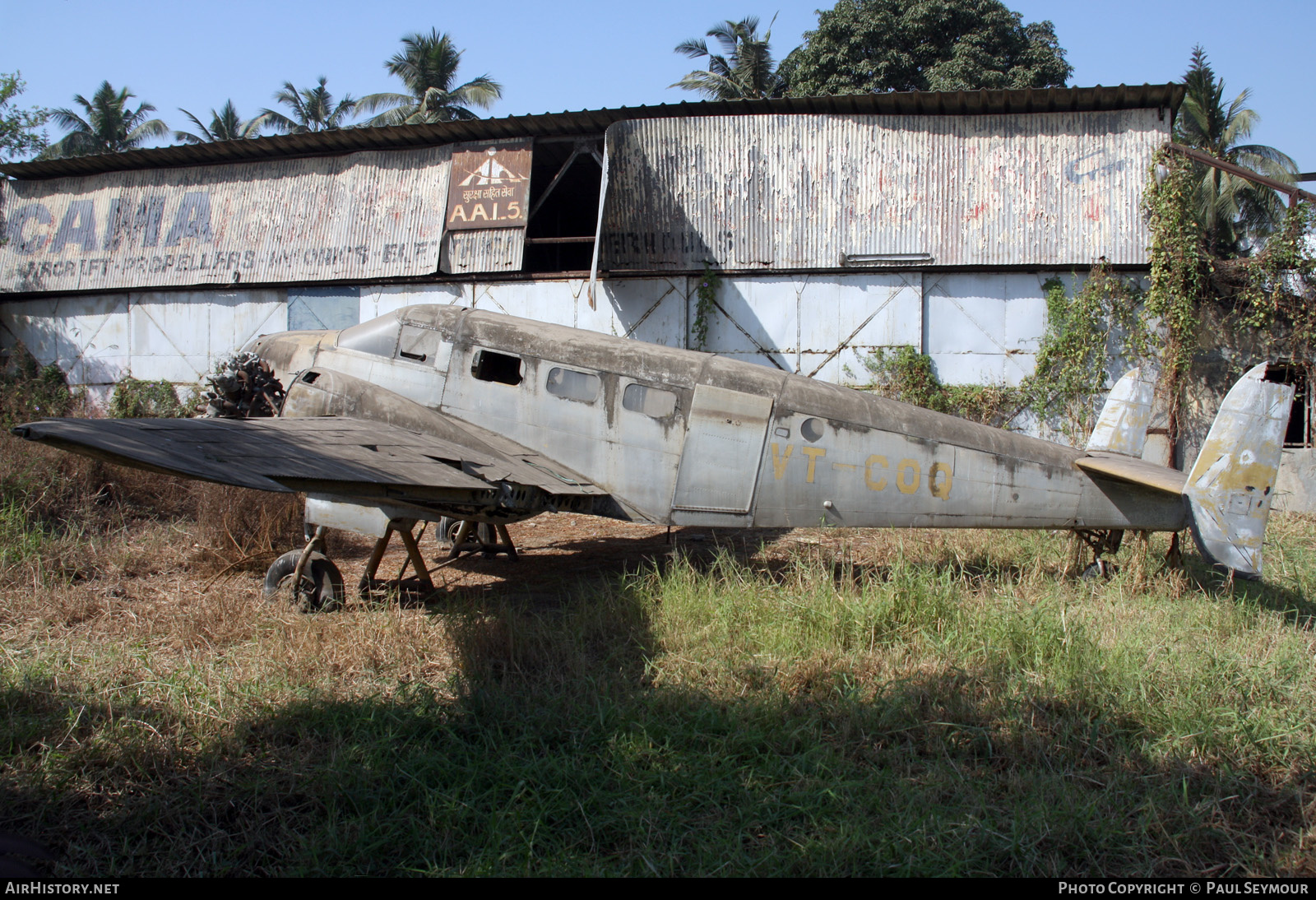 Aircraft Photo of VT-COQ | Beech D18S | AirHistory.net #235135