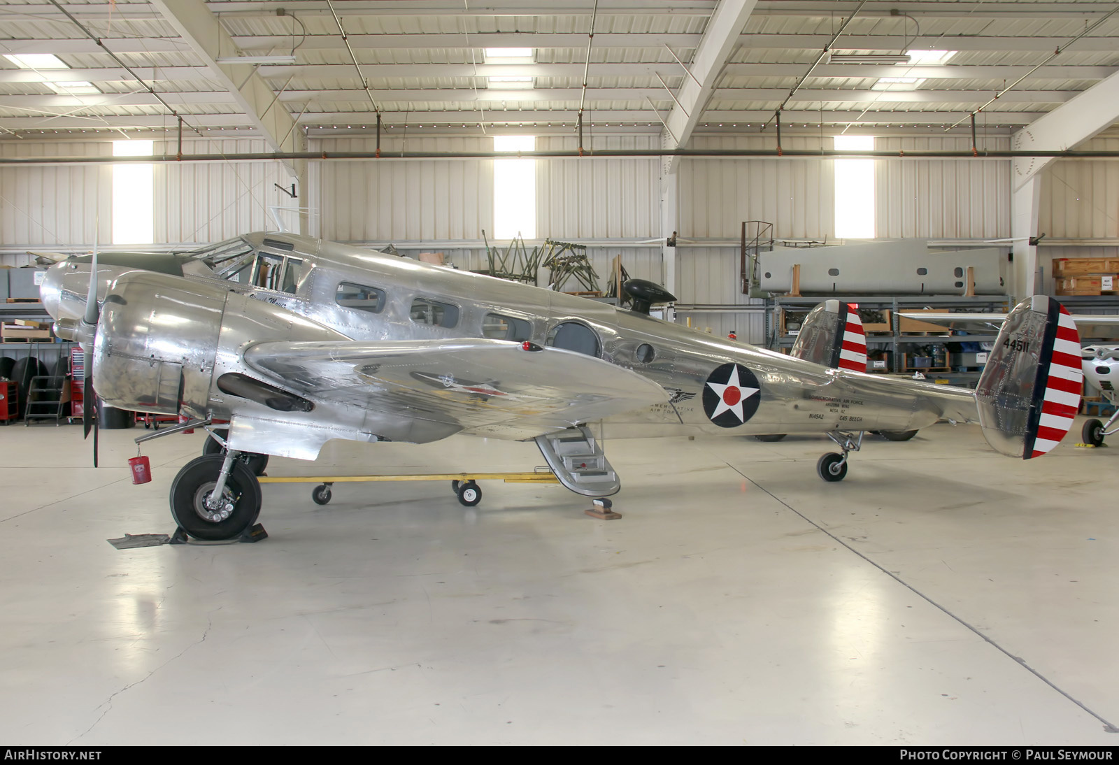 Aircraft Photo of N145AZ / 44511 | Beech D18S | Commemorative Air Force | USA - Air Force | AirHistory.net #235145