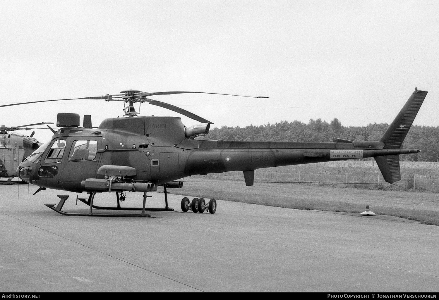 Aircraft Photo of P-287 | Aerospatiale AS-550C-2 Fennec | Denmark - Army | AirHistory.net #235149