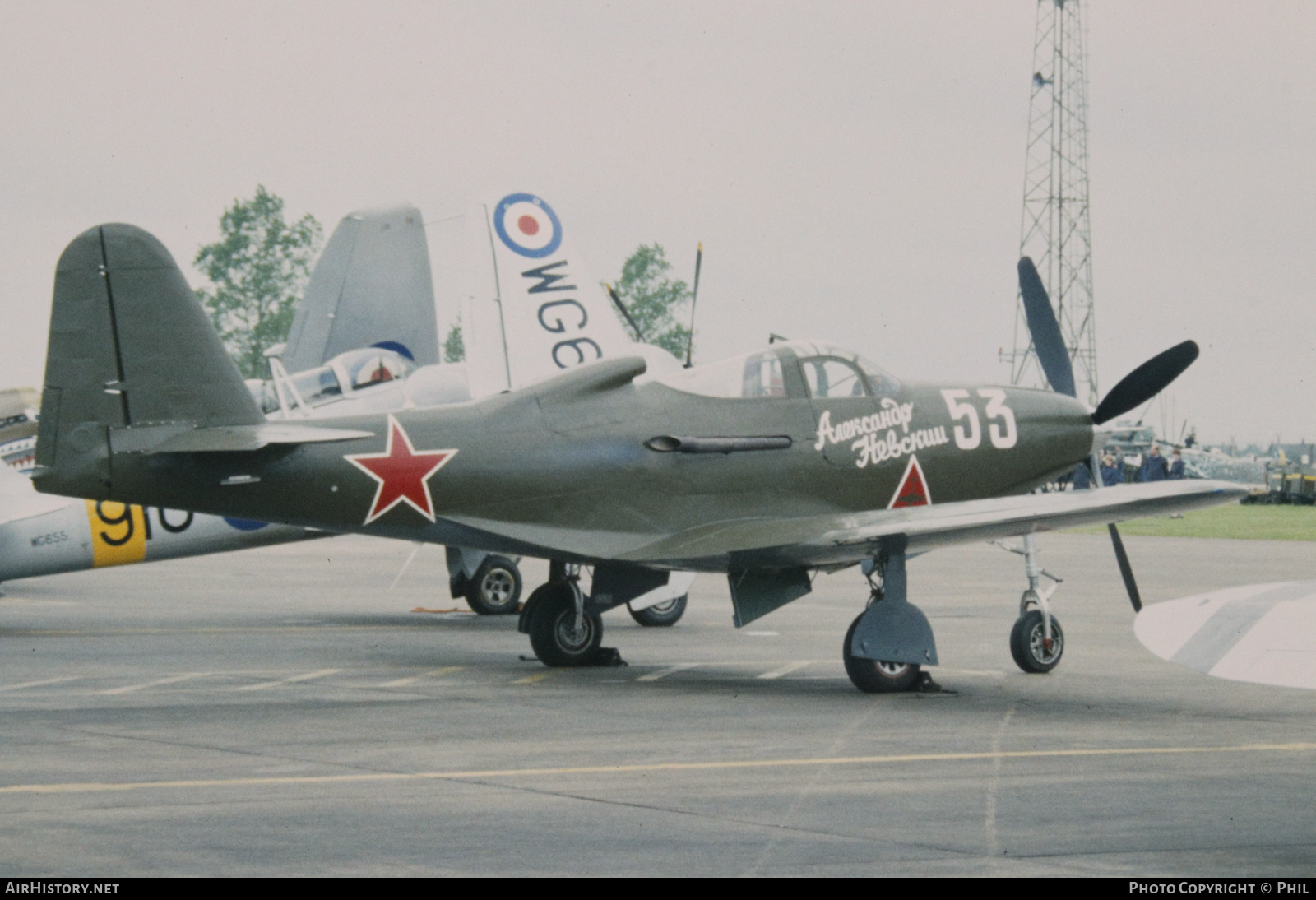 Aircraft Photo of N62822 / 53 white | Bell RP-63C Kingcobra | Soviet Union - Air Force | AirHistory.net #235157