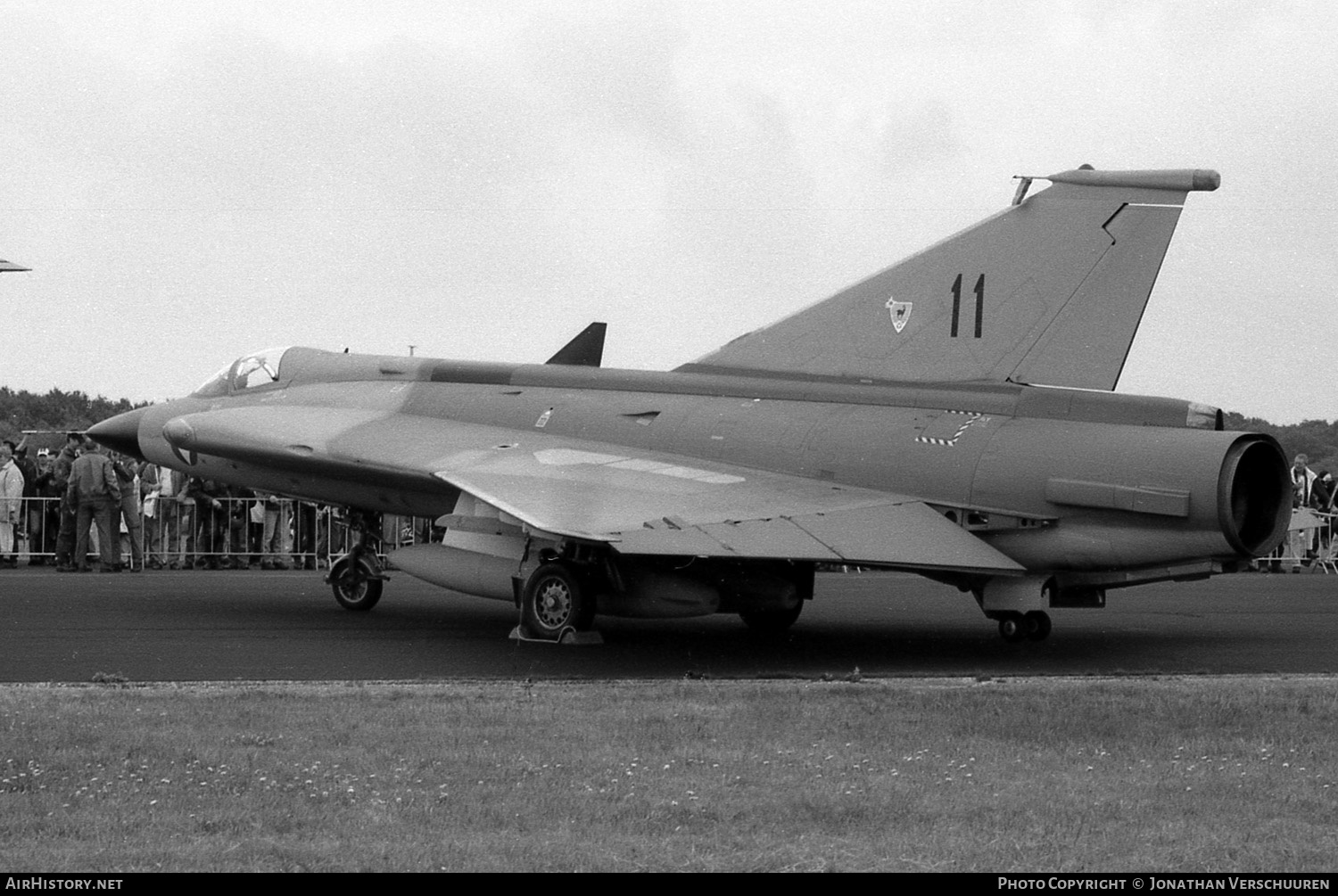 Aircraft Photo of 11 | Saab J35Oe Draken | Austria - Air Force | AirHistory.net #235160