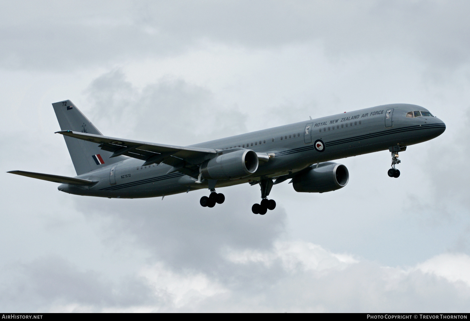 Aircraft Photo of NZ7572 | Boeing 757-2K2 | New Zealand - Air Force | AirHistory.net #235181