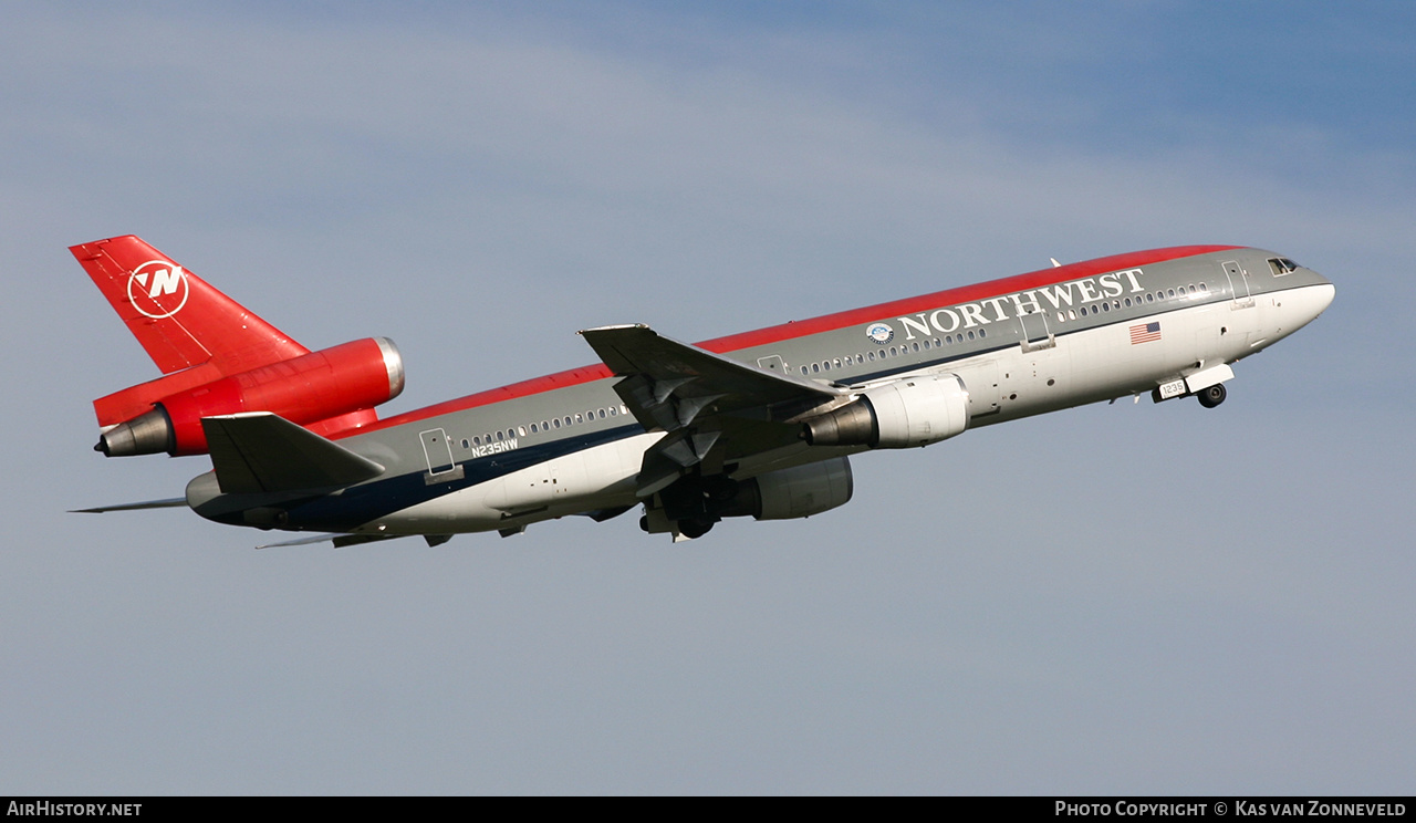 Aircraft Photo of N235NW | McDonnell Douglas DC-10-30 | Northwest Airlines | AirHistory.net #235201