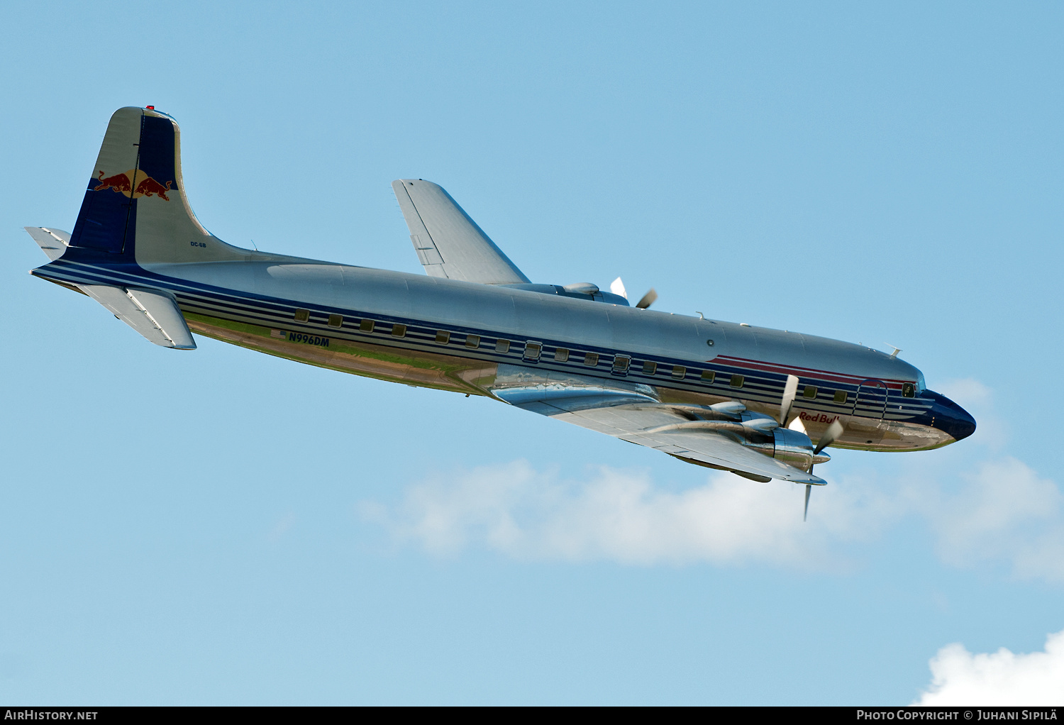 Aircraft Photo of N996DM | Douglas DC-6B | Red Bull | AirHistory.net #235203