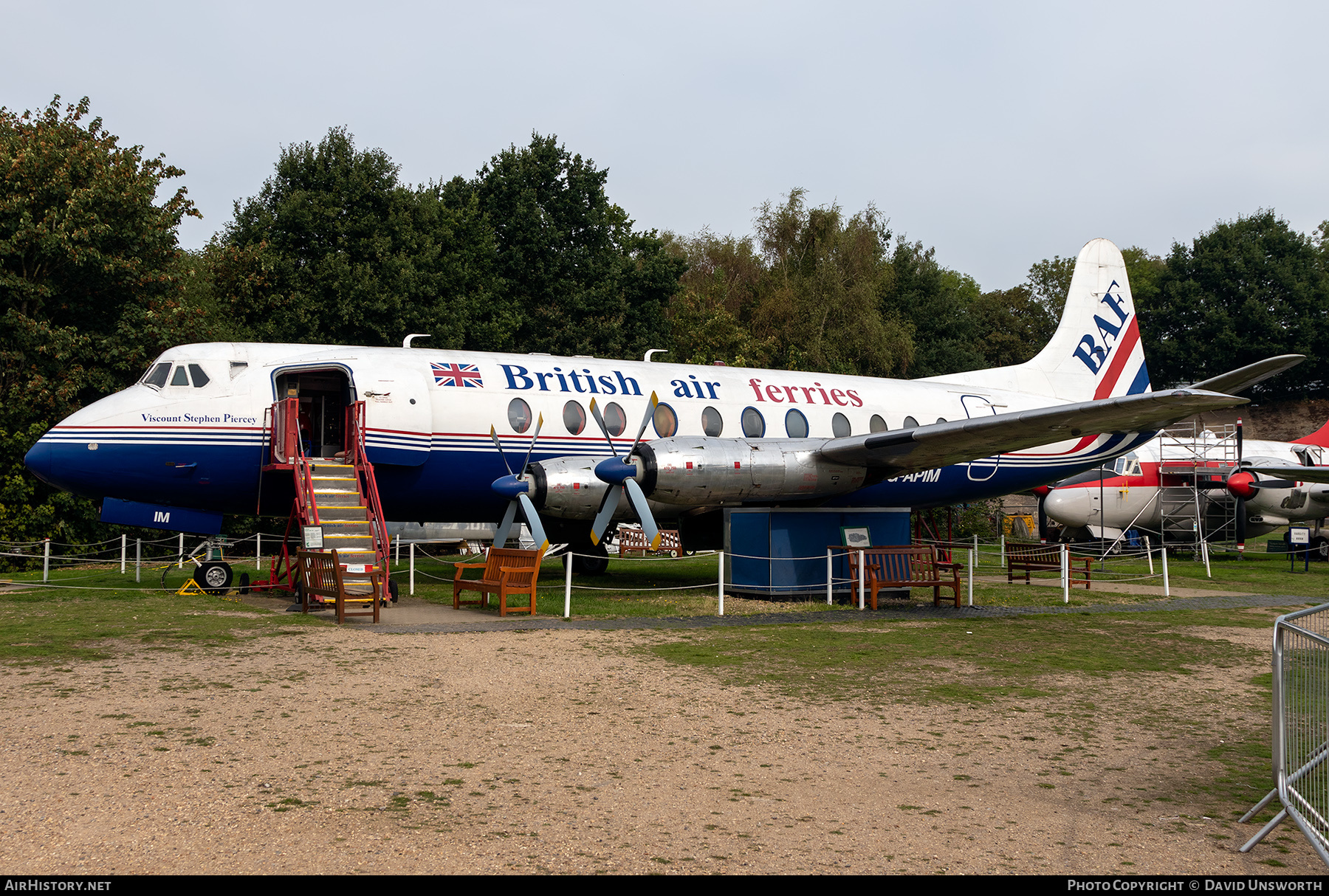 Aircraft Photo of G-APIM | Vickers 806 Viscount | British Air Ferries - BAF | AirHistory.net #235237