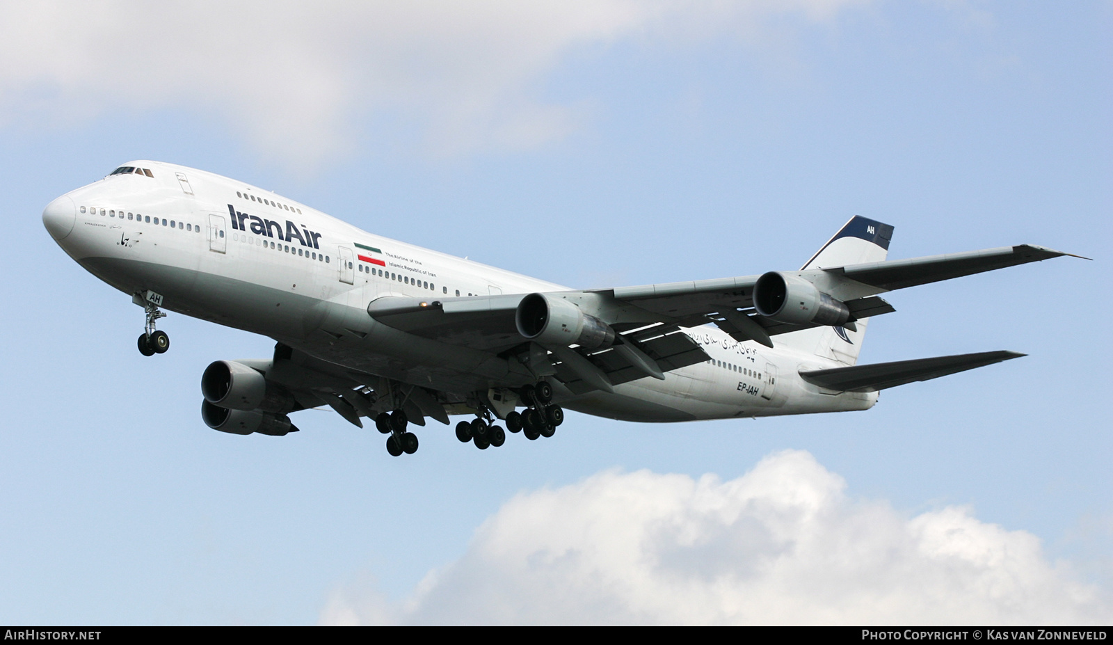 Aircraft Photo of EP-IAH | Boeing 747-286BM | Iran Air | AirHistory.net #235262