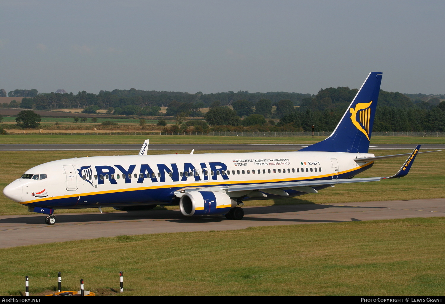Aircraft Photo of EI-EFY | Boeing 737-8AS | Ryanair | AirHistory.net #235271