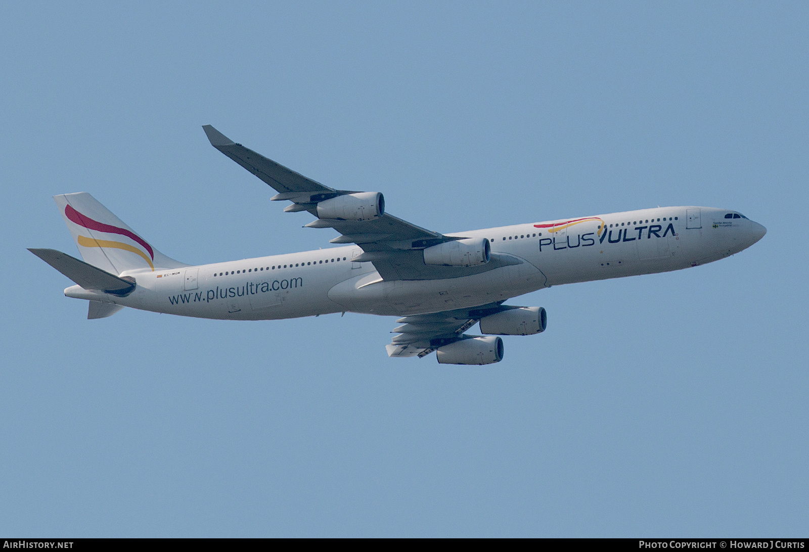 Aircraft Photo of EC-MQM | Airbus A340-313X | Plus Ultra Líneas Aéreas | AirHistory.net #235282