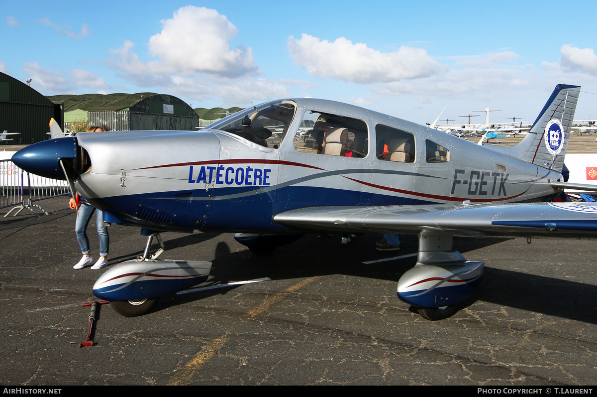 Aircraft Photo of F-GETK | Piper PA-28-181 Archer II | Groupe Latécoère | AirHistory.net #235289