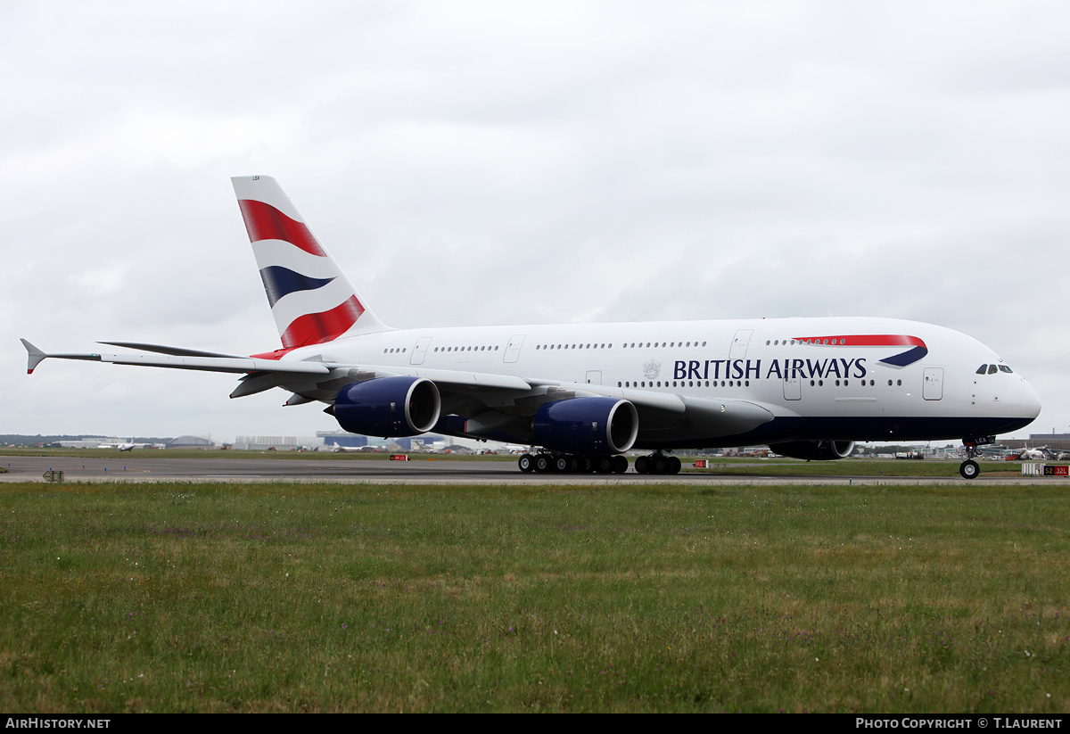 Aircraft Photo of G-XLEA | Airbus A380-841 | British Airways | AirHistory.net #235293