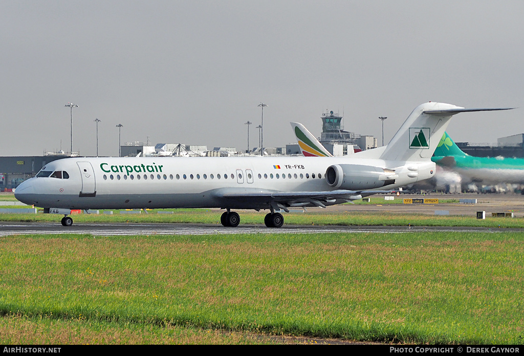 Aircraft Photo of YR-FKB | Fokker 100 (F28-0100) | Carpatair | AirHistory.net #235302