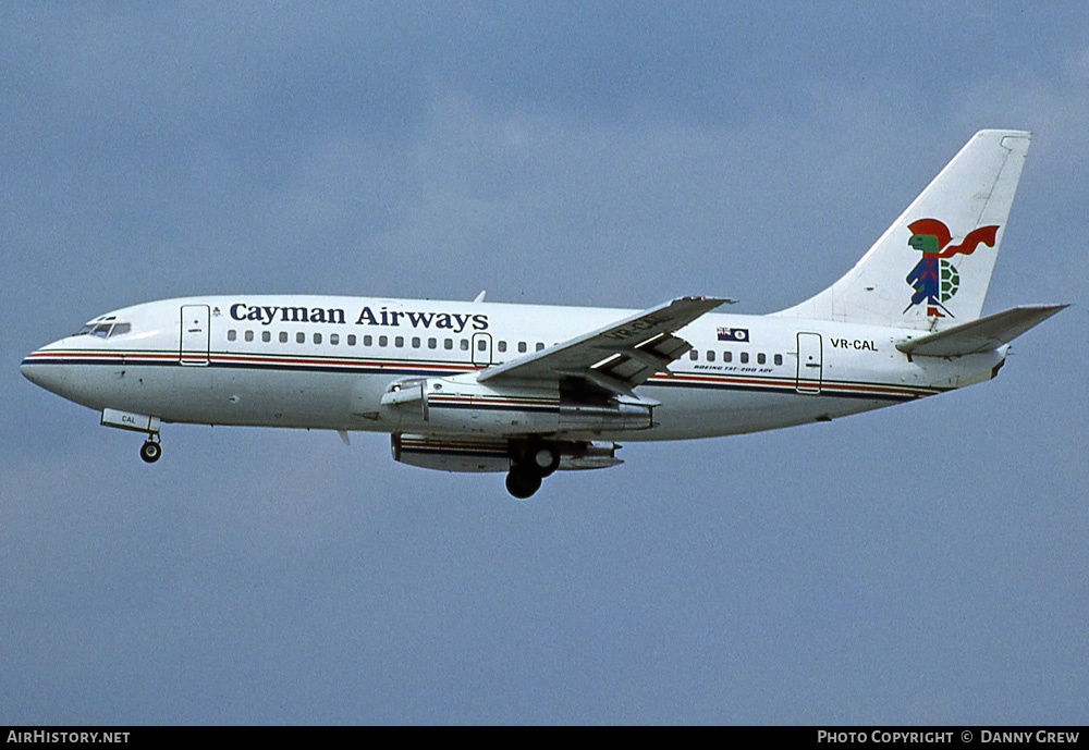 Aircraft Photo of VR-CAL | Boeing 737-205/Adv | Cayman Airways | AirHistory.net #235308