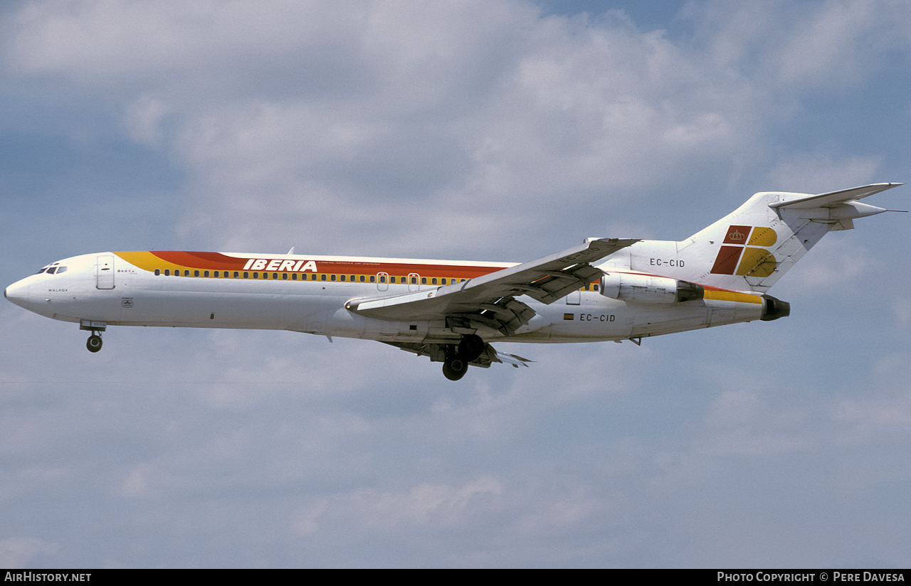 Aircraft Photo of EC-CID | Boeing 727-256/Adv | Iberia | AirHistory.net #235310