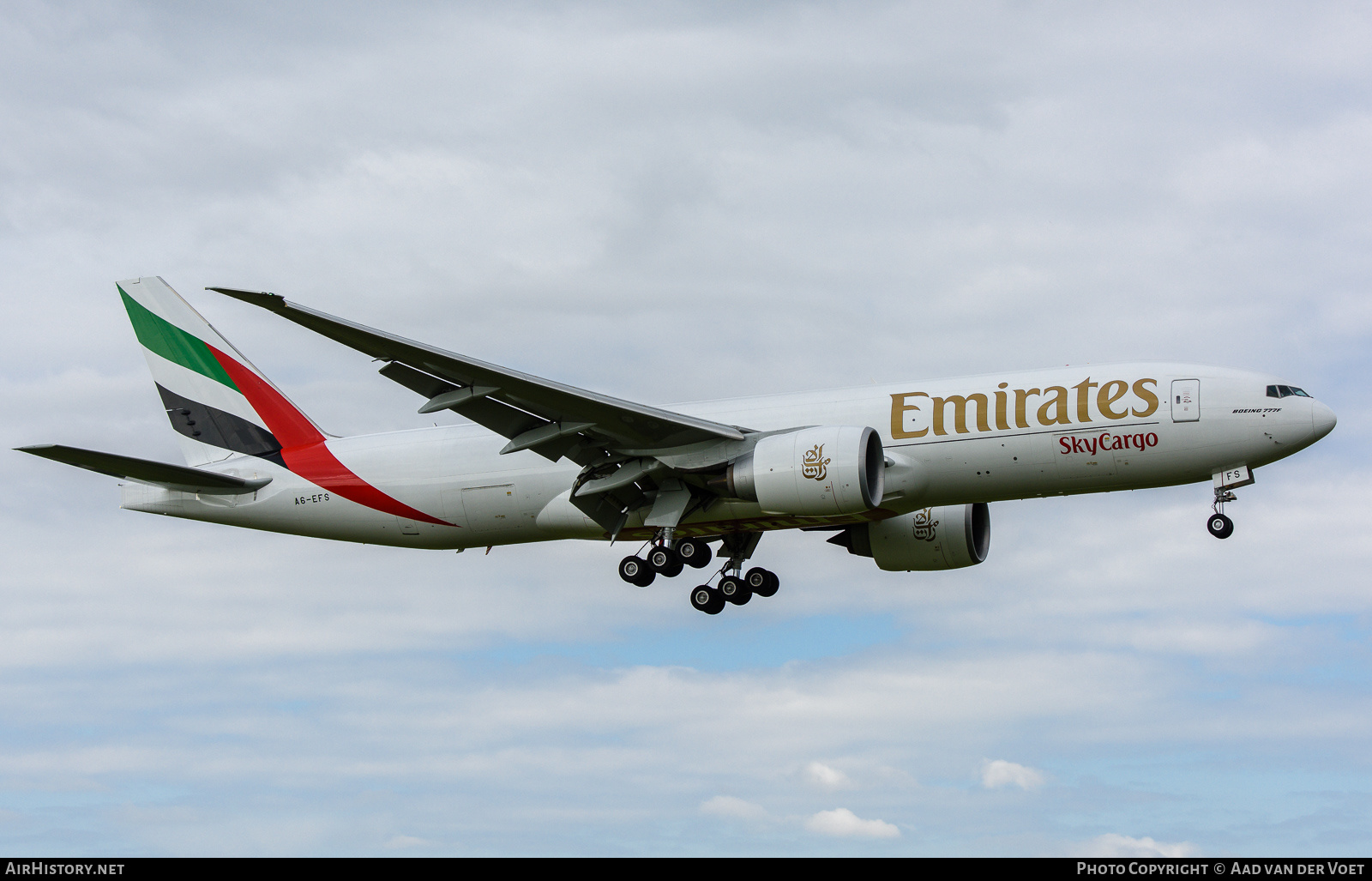Aircraft Photo of A6-EFS | Boeing 777-F1H | Emirates SkyCargo | AirHistory.net #235317