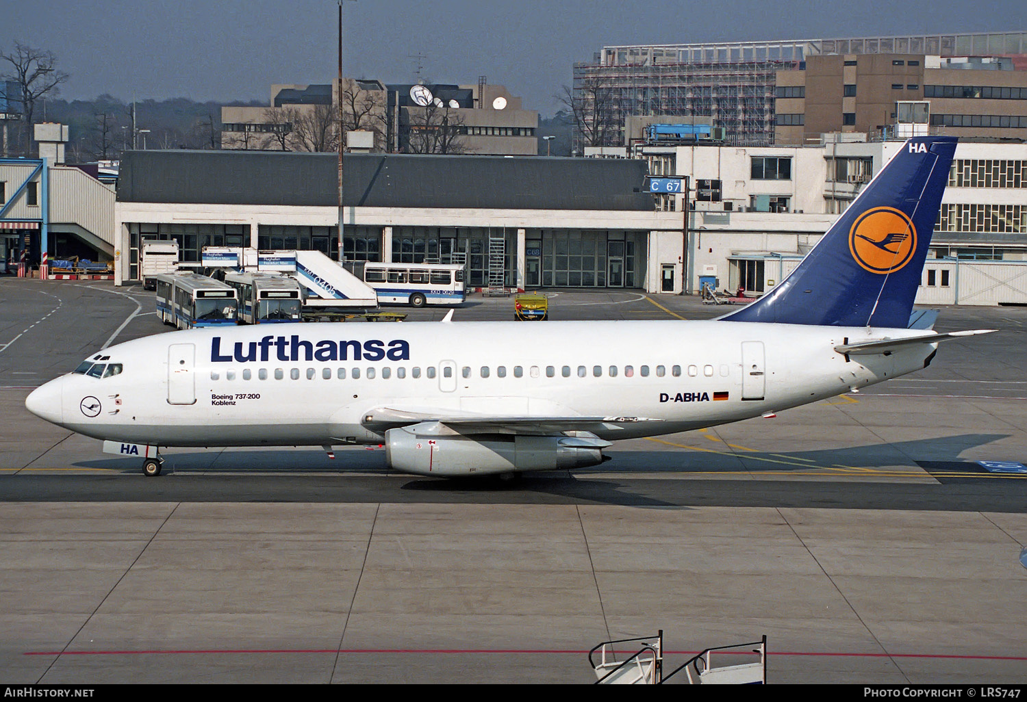 Aircraft Photo of D-ABHA | Boeing 737-230/Adv | Lufthansa | AirHistory.net #235327