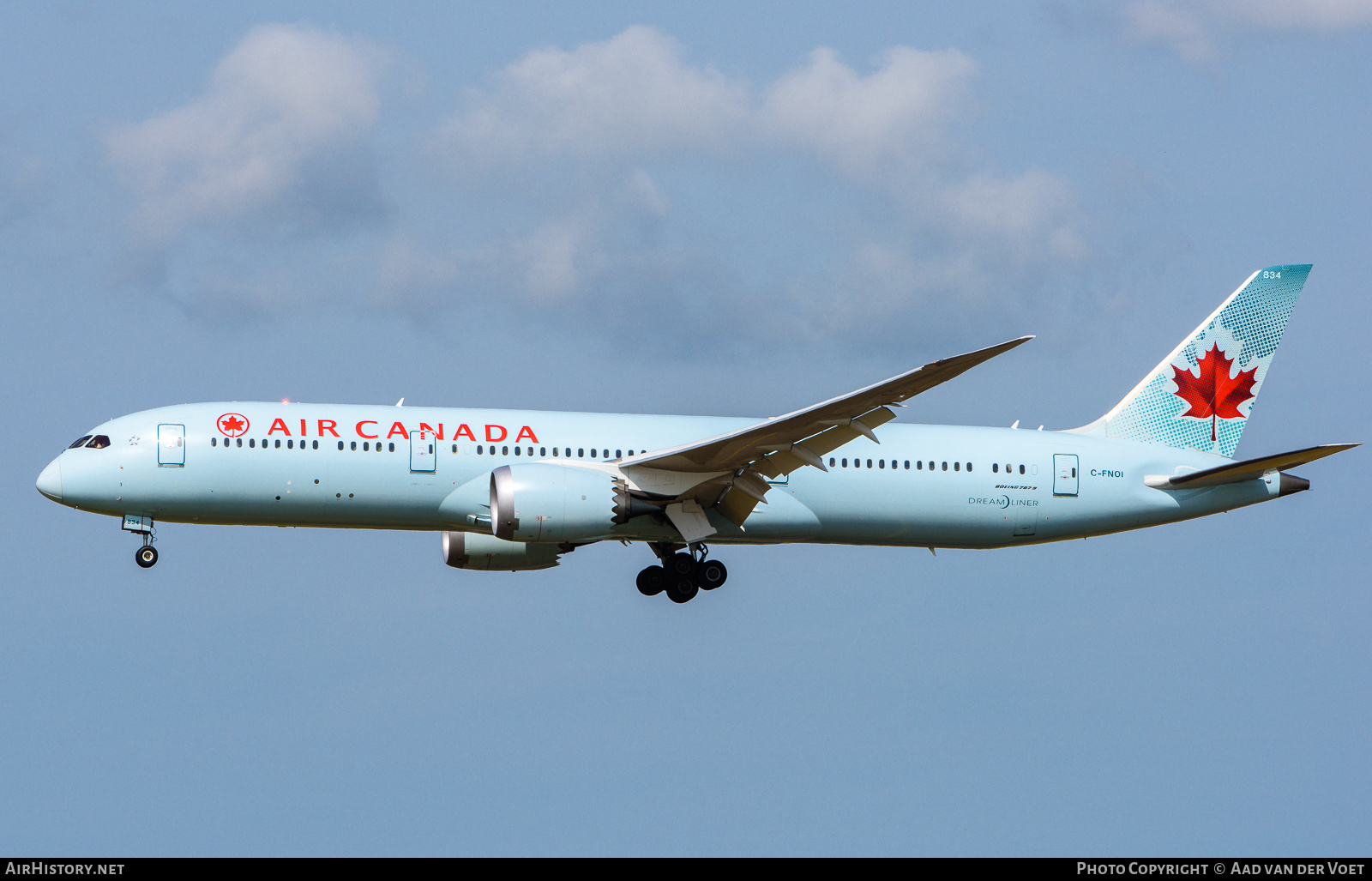Aircraft Photo of C-FNOI | Boeing 787-9 Dreamliner | Air Canada | AirHistory.net #235352
