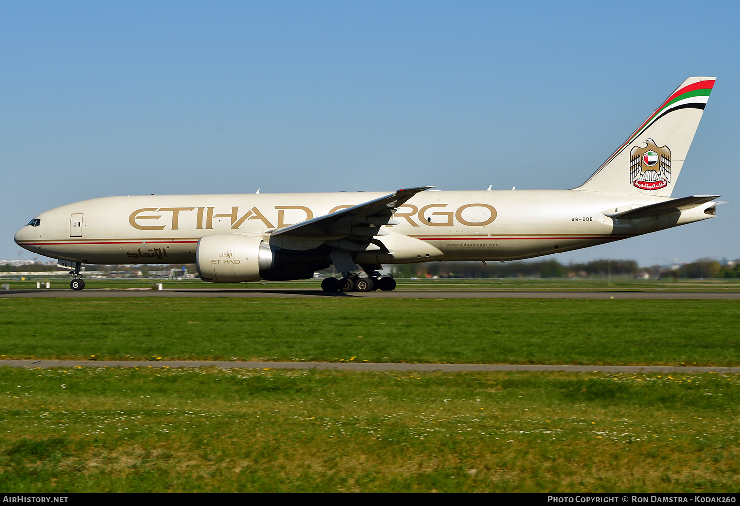 Aircraft Photo of A6-DDB | Boeing 777-FFX | Etihad Airways Cargo | AirHistory.net #235366