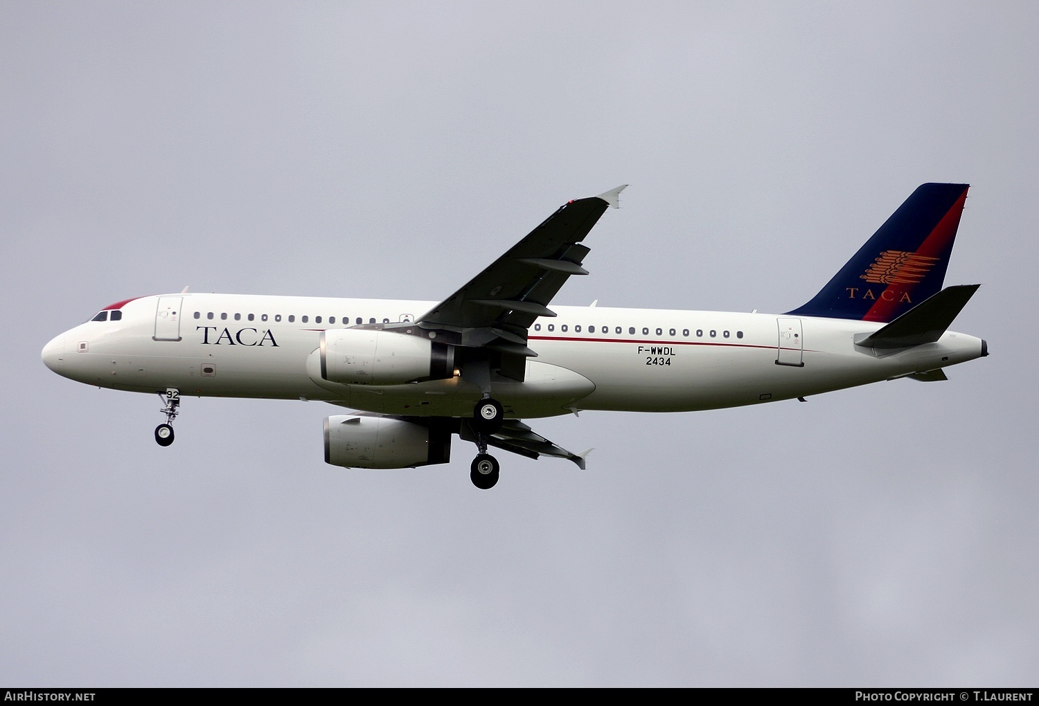 Aircraft Photo of F-WWDL | Airbus A320-233 | TACA - Transportes Aéreos Centro Americanos | AirHistory.net #235382