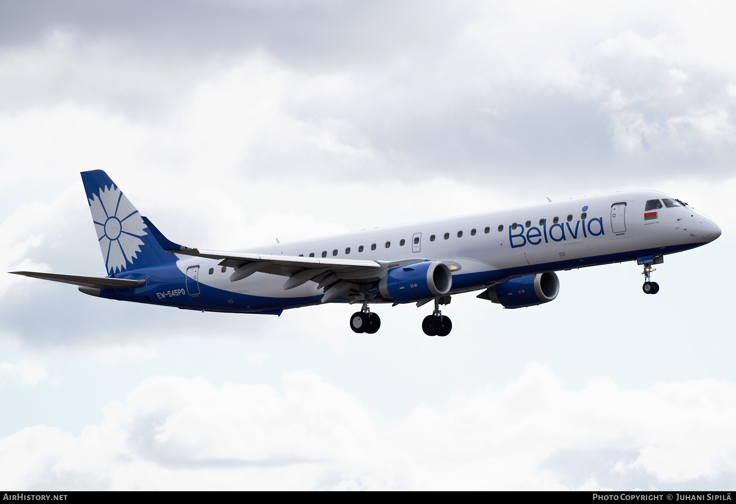 Aircraft Photo of EW-545PO | Embraer 195LR (ERJ-190-200LR) | Belavia | AirHistory.net #235411