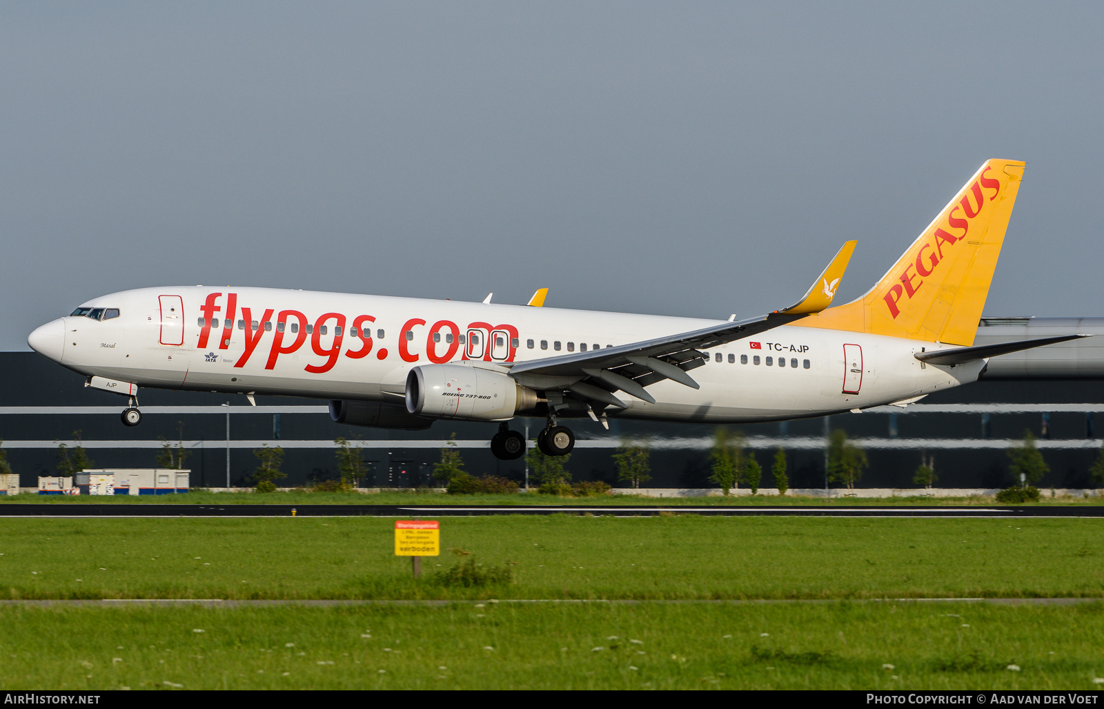 Aircraft Photo of TC-AJP | Boeing 737-82R | Pegasus Airlines | AirHistory.net #235413