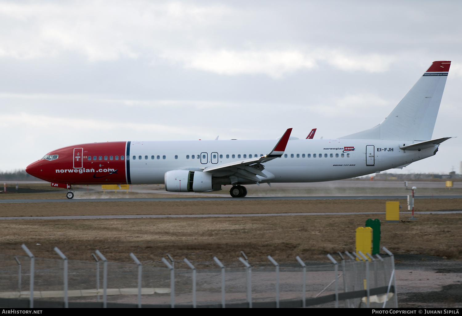 Aircraft Photo of EI-FJH | Boeing 737-8JP | Norwegian | AirHistory.net #235422