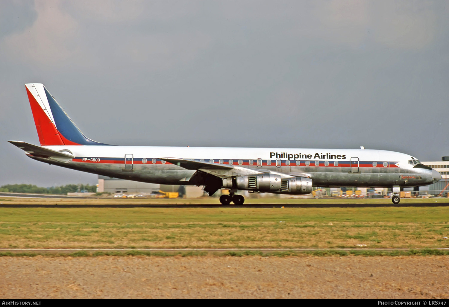 Aircraft Photo of RP-C803 | McDonnell Douglas DC-8-53 | Philippine Airlines | AirHistory.net #235483