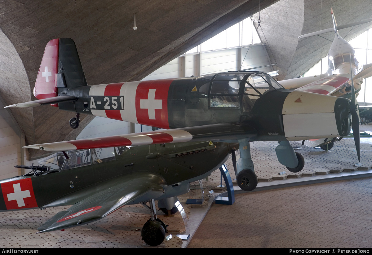Aircraft Photo of A-251 | Bücker Sk25 (Bü-181B-1) | Switzerland - Air Force | AirHistory.net #235502