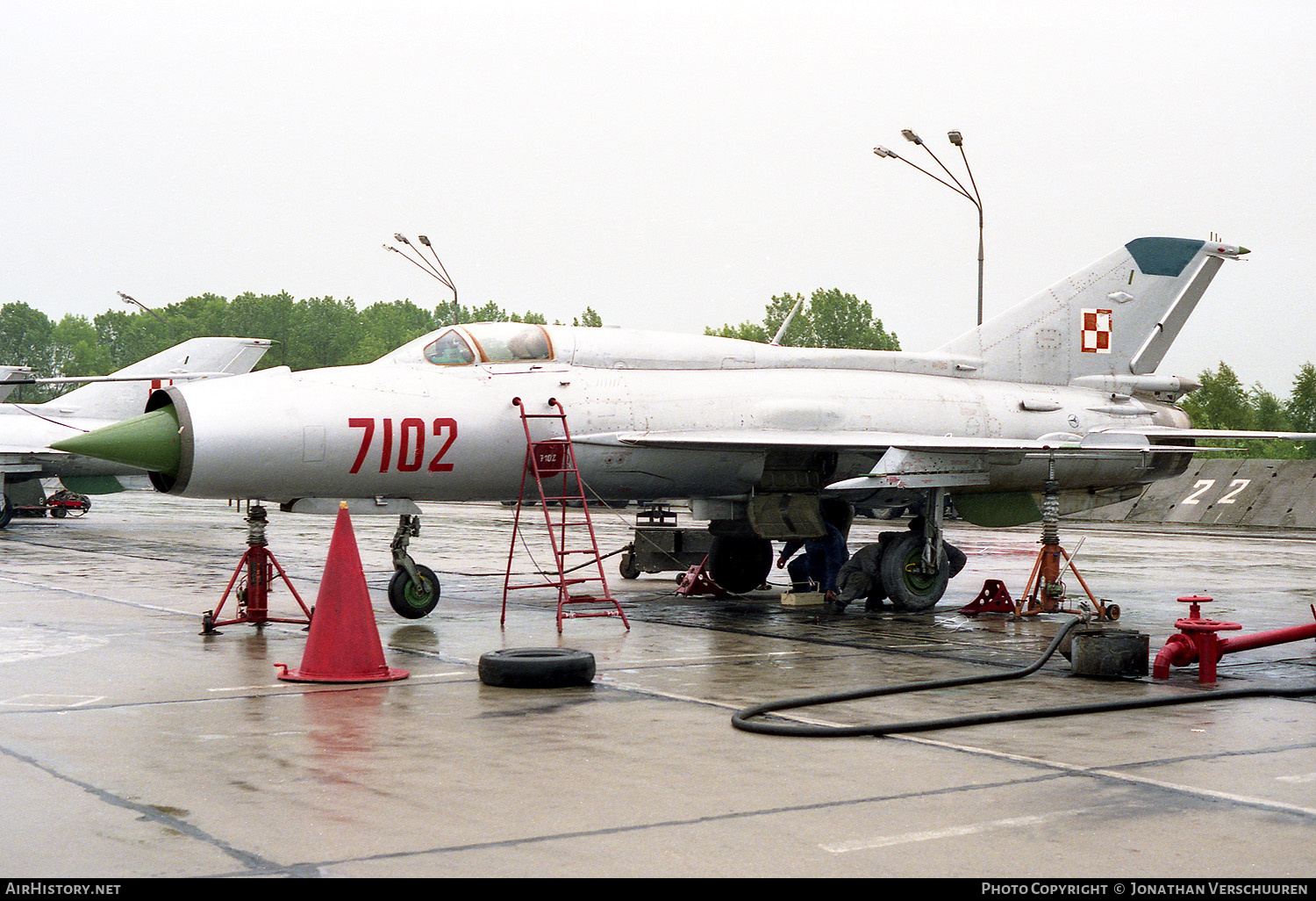 Aircraft Photo of 7102 | Mikoyan-Gurevich MiG-21PFM | Poland - Air Force | AirHistory.net #235510