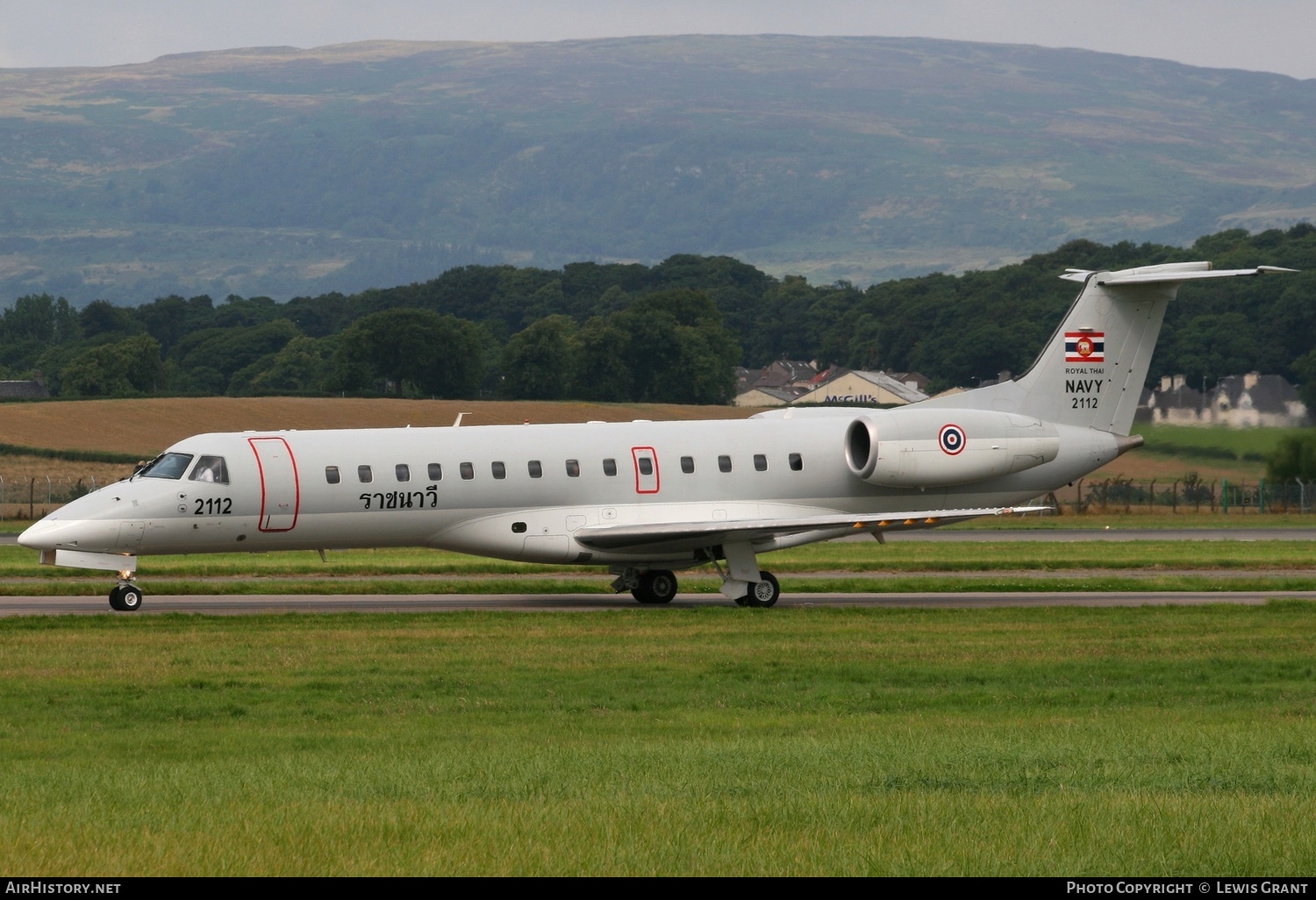 Aircraft Photo of 2112 | Embraer ERJ-135LR (EMB-135LR) | Thailand - Navy | AirHistory.net #235542