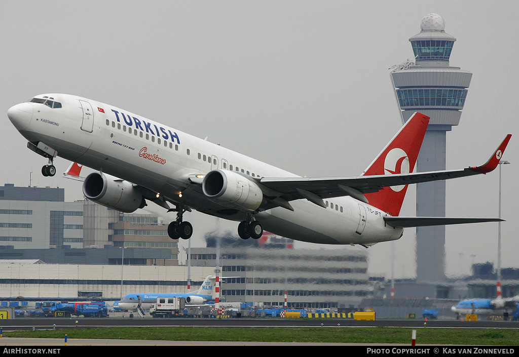 Aircraft Photo of TC-JFT | Boeing 737-8F2 | Turkish Airlines | AirHistory.net #235579