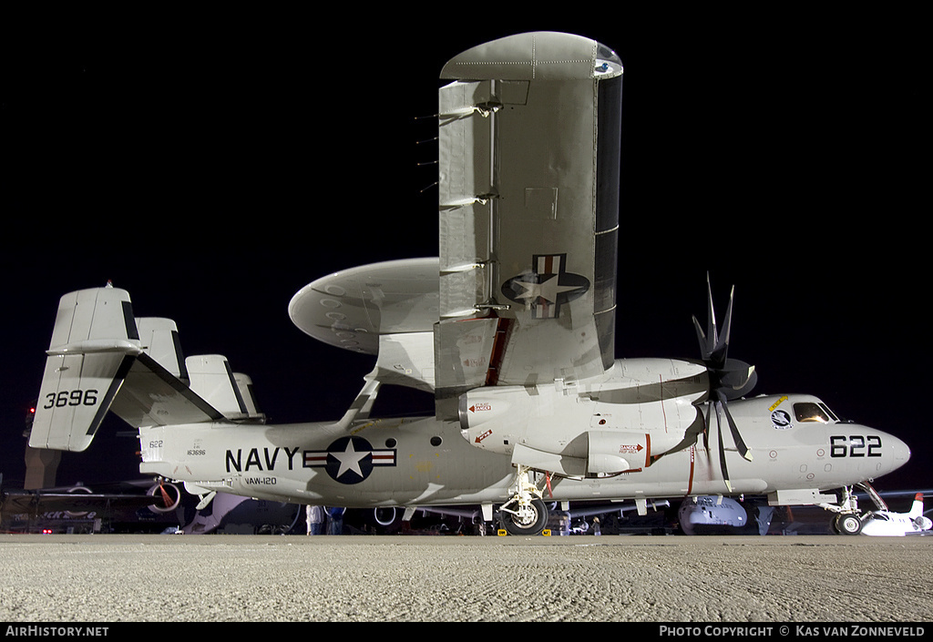 Aircraft Photo of 163696 / 3696 | Grumman E-2C Hawkeye 2000 | USA - Navy | AirHistory.net #235582