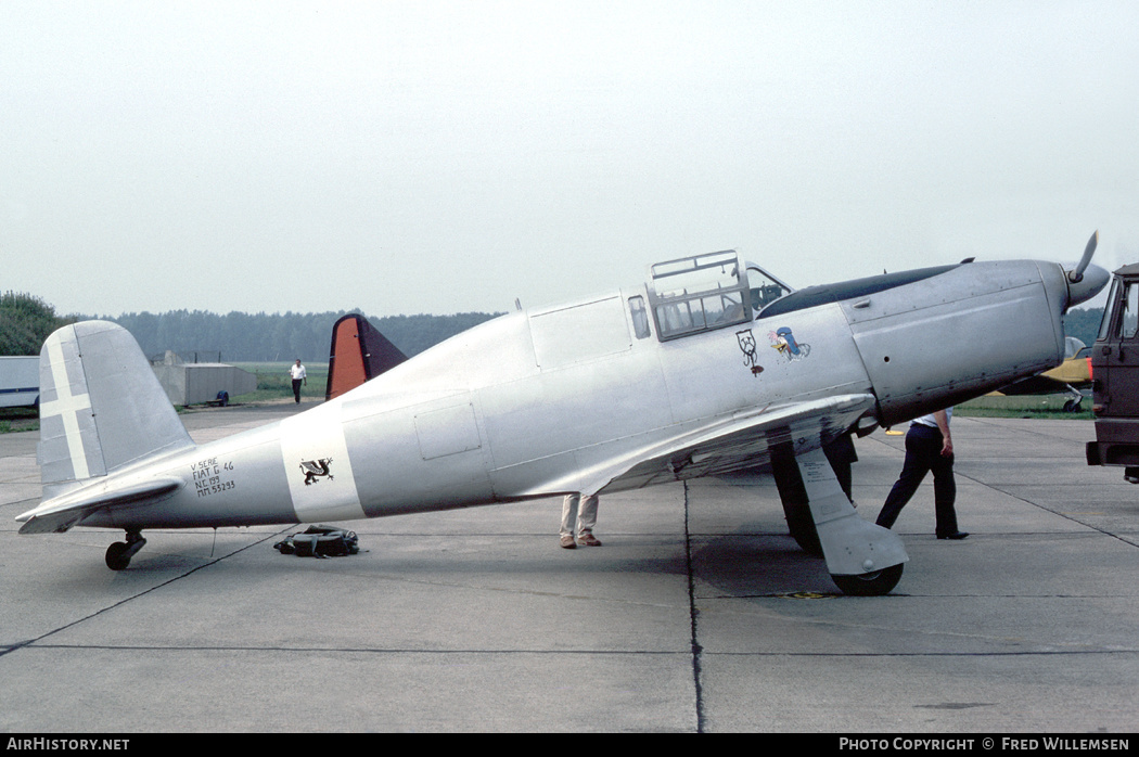 Aircraft Photo of OO-VOR / MM53293 | Fiat G-46-4A Serie V Monoposto | Italy - Air Force | AirHistory.net #235599