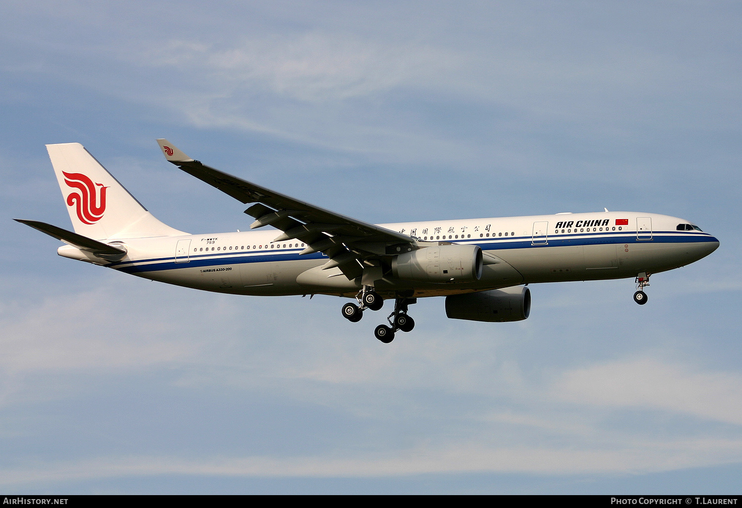 Aircraft Photo of F-WWYK | Airbus A330-243 | Air China | AirHistory.net #235604
