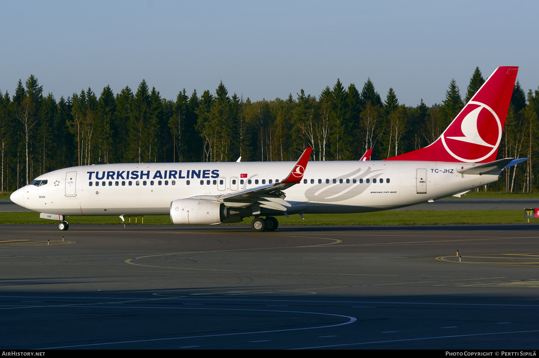 Aircraft Photo of TC-JHZ | Boeing 737-8F2 | Turkish Airlines | AirHistory.net #235605
